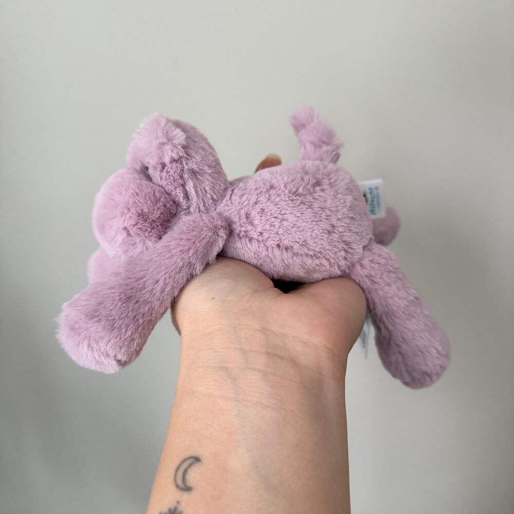 AUTHENTIC Jellycat Smudge Hippo Tiny NWT - Fast Shipping! - Picture 3 of 8